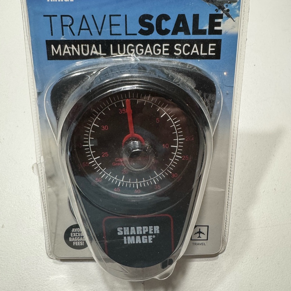 Sharper Image Travel Scale in Black and Red